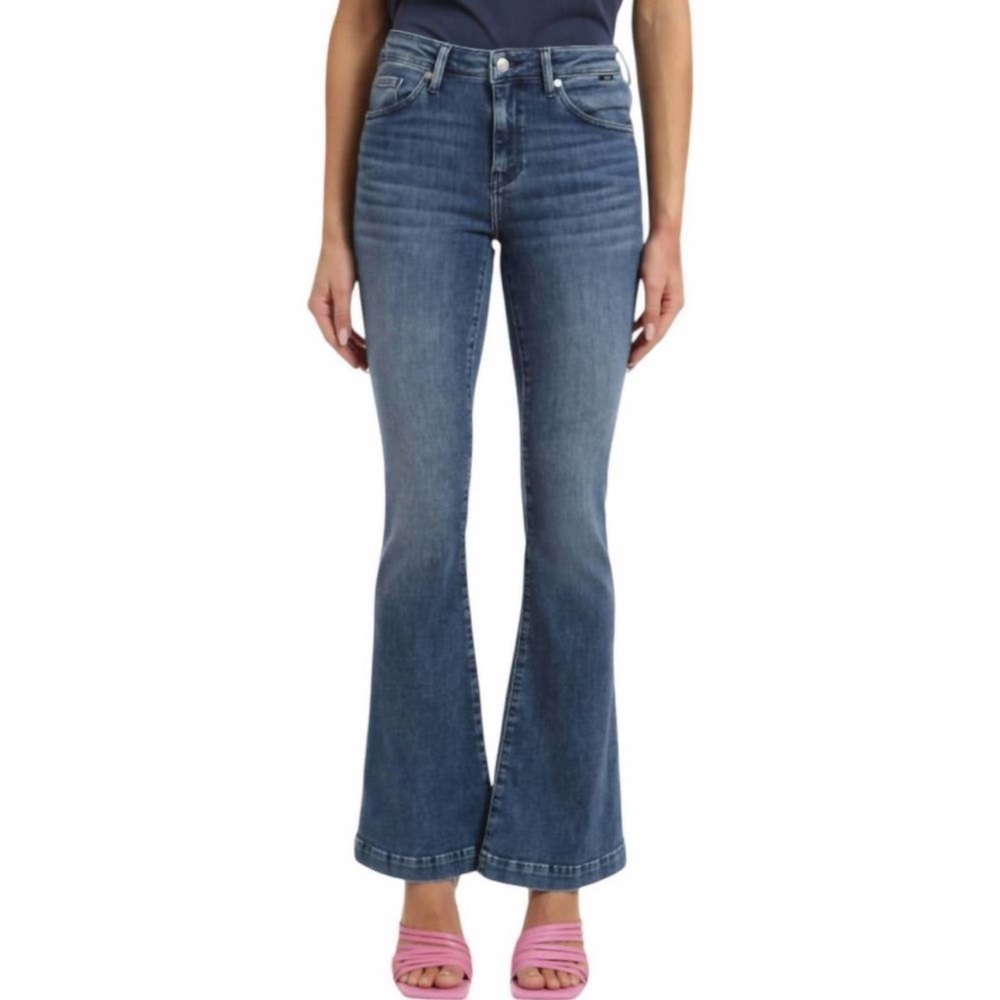 Mavi Sydney High-Rise Flare Jeans Medium Wash Women’s Size 28 Boho Hippie 70s